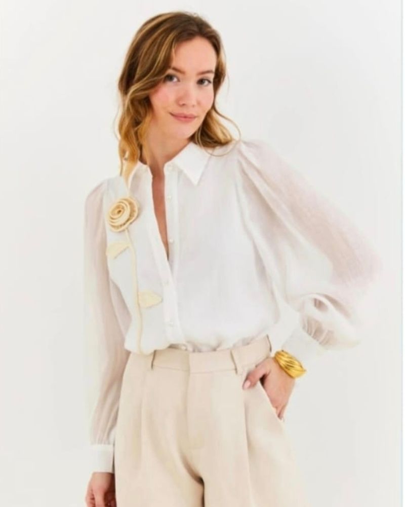 Esti Blouse in White