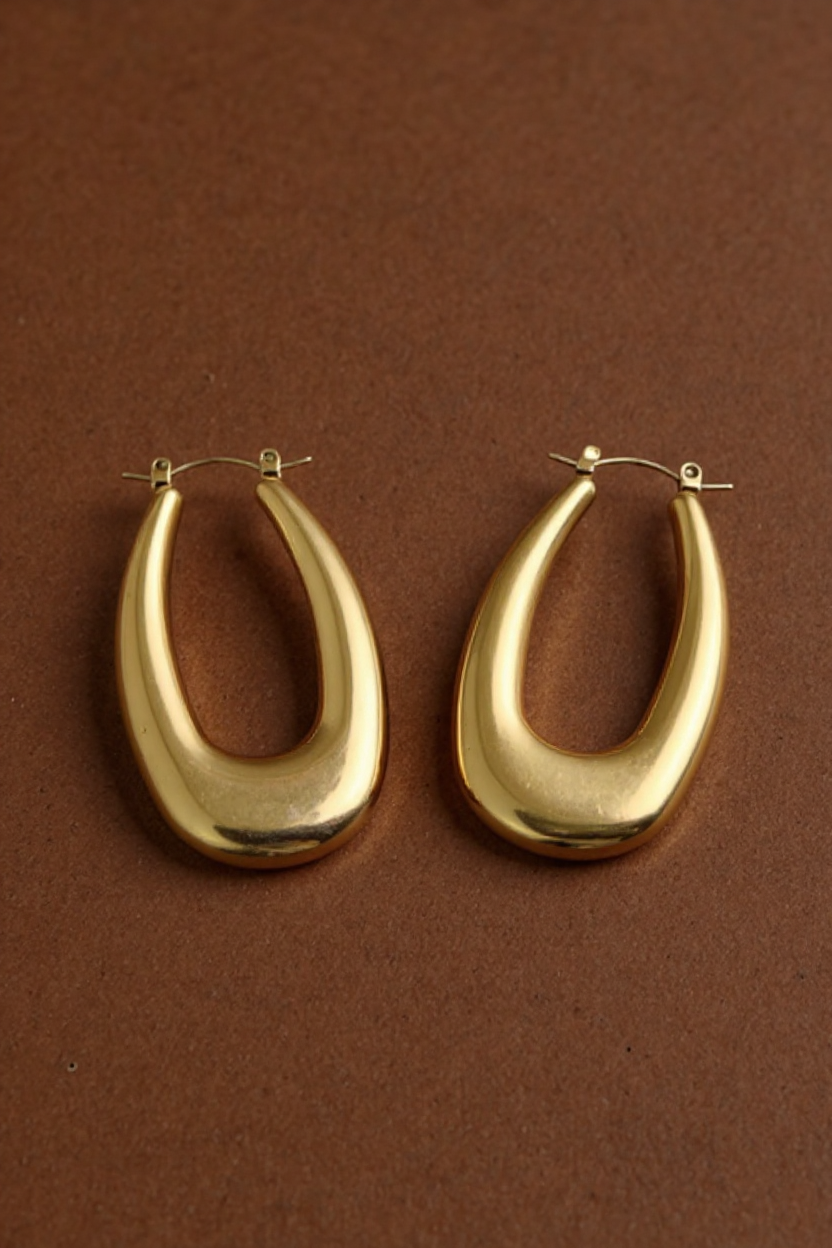 Celina Gold Hoops