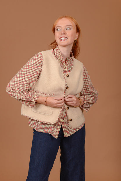 Caoimhe Faux Shearling Gilet