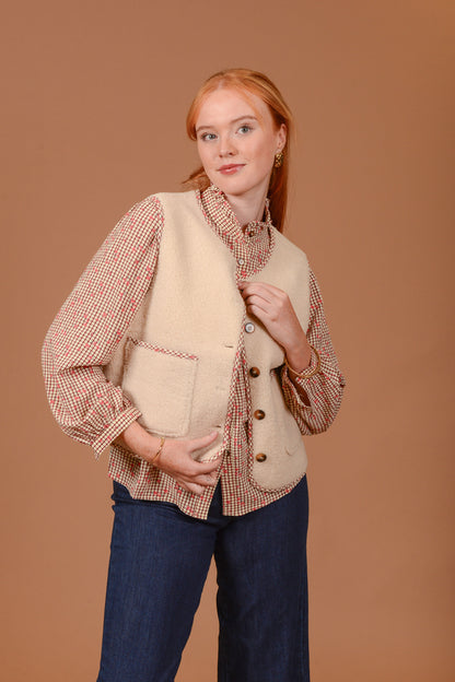 Caoimhe Faux Shearling Gilet