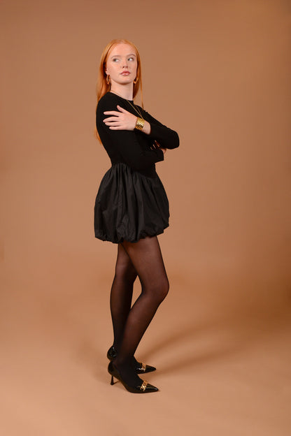 Enya Bubble Hem Dress