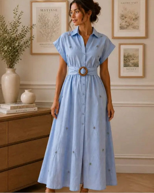 Cintia Dress Blue