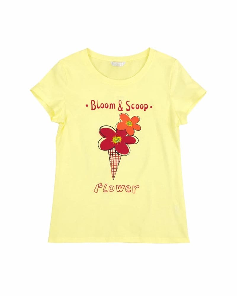 Blake Bloom & Scoop Flower T-shirt Yellow