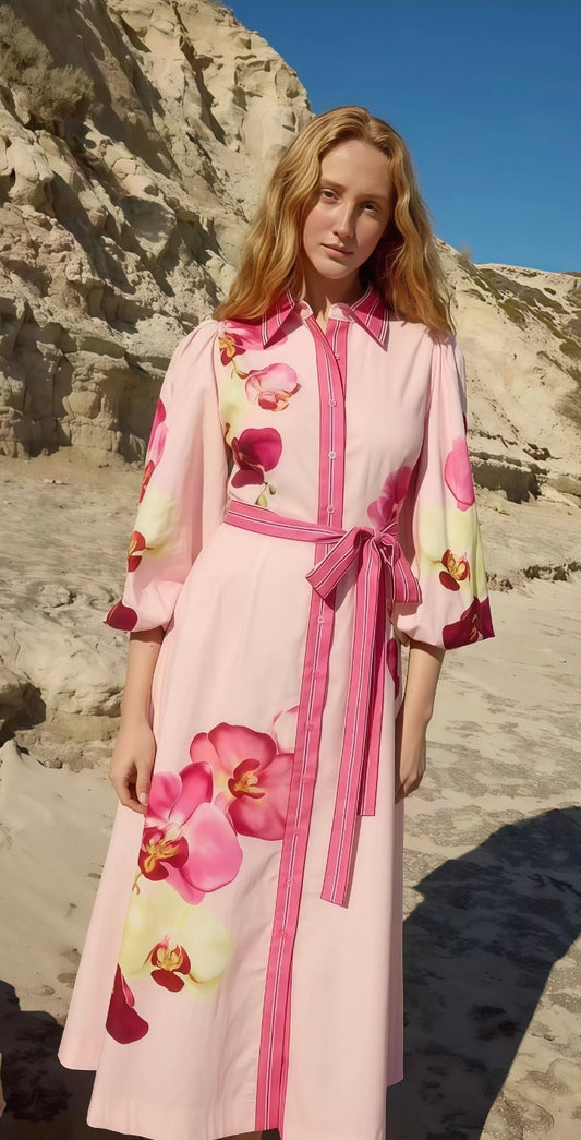 Ruby Printed Shirt Dress