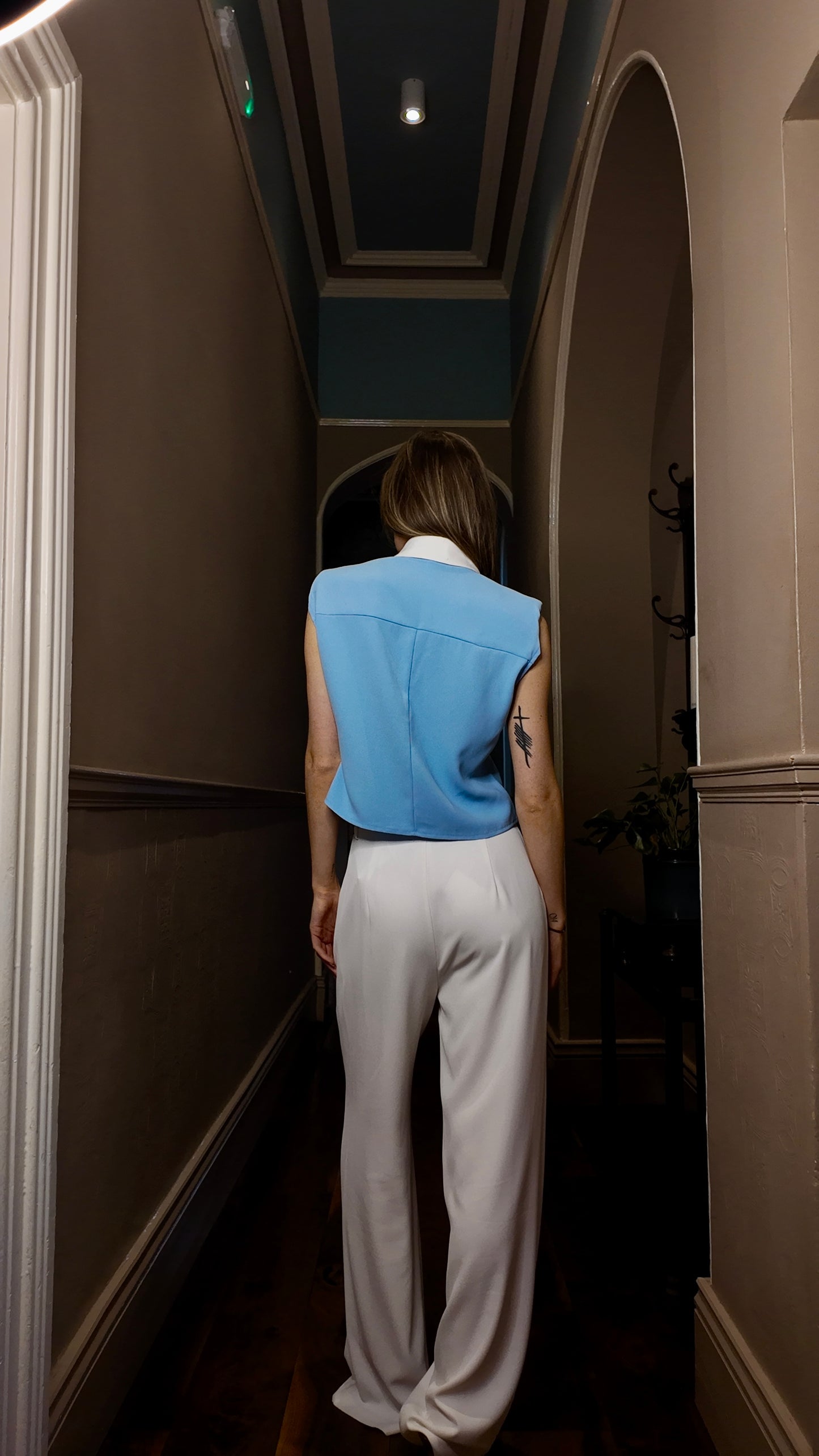 Eden White Trousers