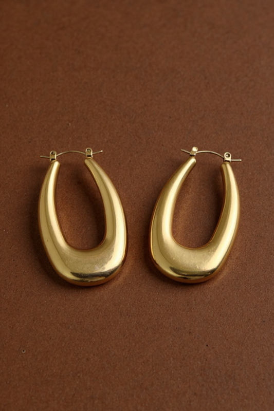 Celina Gold Hoops