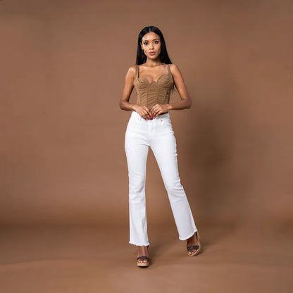 Carrie White Jeans
