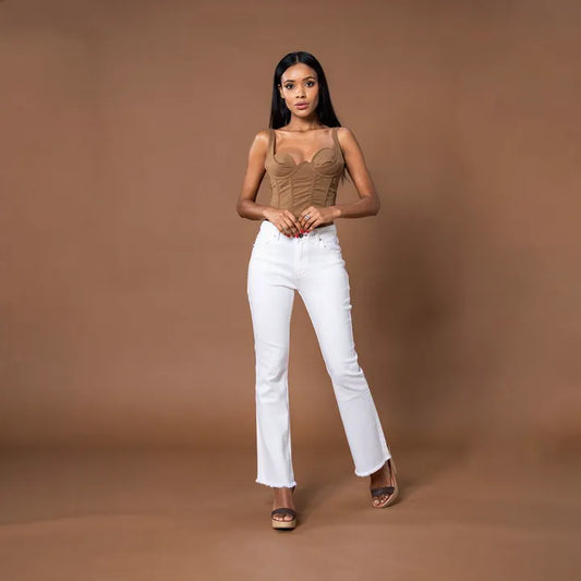 Carrie White Jeans