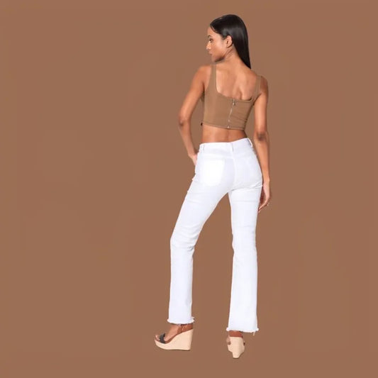 Carrie White Jeans