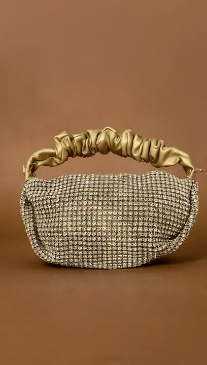 Elizabeth Clutch in Gold